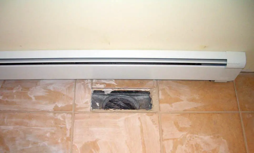 how to paint a baseboard heater